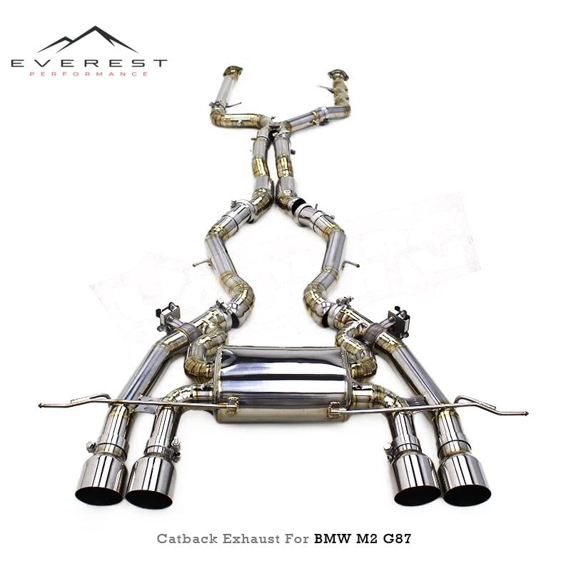 Titanium Lightweight Catback Exhaust Pipe for BMW M2 G87 2023-2026 Valvetronic Muffler System Valve Control System
