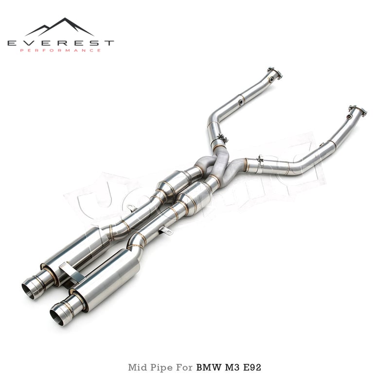 Stainless Steel Equal Length Mid Pipe for BMW M3 E90/E92/E93 V8 4.0L 2008-2013 Z Mid Pipe With Resonator