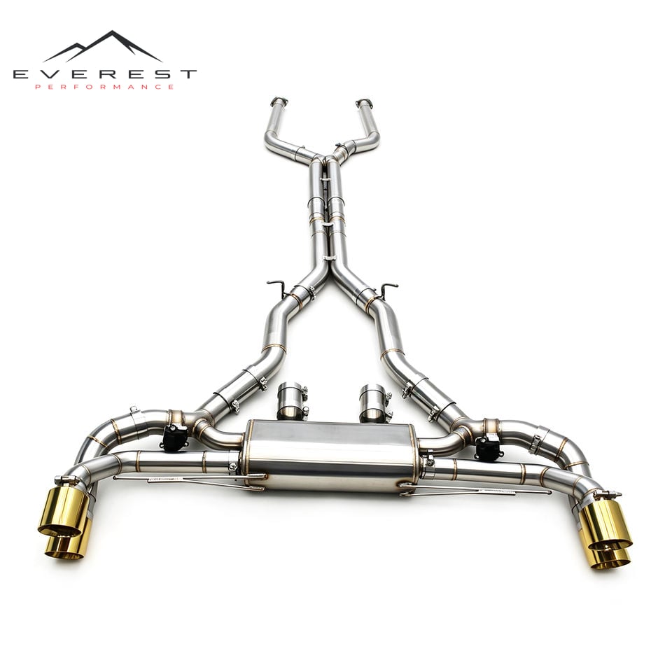 Stainless Steel Catback Exhaust for BMW XM G09 S68 4.4TT Label 2022-2024 Exhaust Pipe with Electronic Valve Muffler