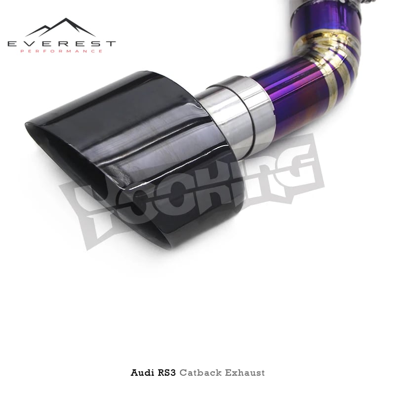 Racing Titanium Pipes Exhaust System for Audi RS3/TTRS 2.5T 2017-2025 Performance Car Catback Muffler with Valve Control