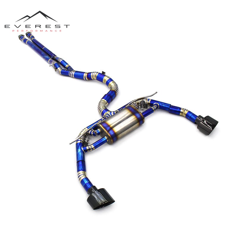 Exhaust Pipe System Muffler for Audi TTRS/RS3 2.5T 2018-2022 Titanium Alloy Catback Exhaust Pipes Car Parts With Valvetronic