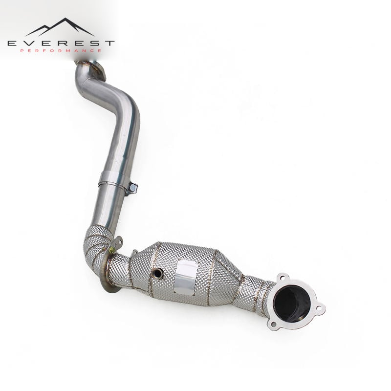 Racing Exhaust Downpipe With Catalyst for Mercedes-Benz A35/A35S AMG W177 2.0T 2019-2024 Turbo Downpipe Heatshield Street Header