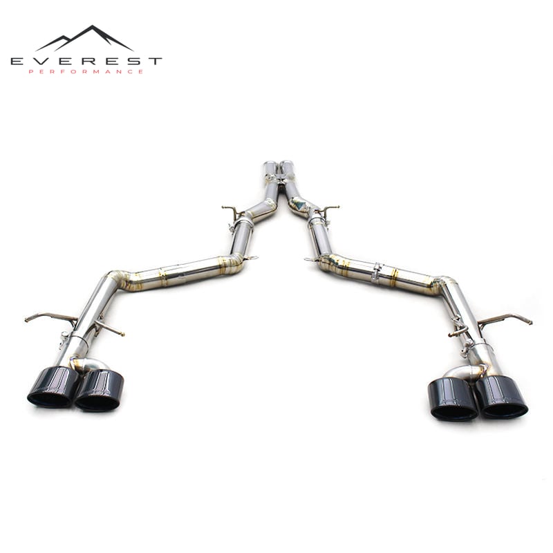 Titanium Exhaust Pipe System for Mercedes-Benz C63 AMG W204 6.2L 2011-2015 Titanium X Midpipe Straight Exhaust Free System