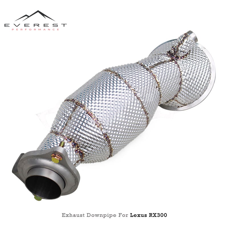 Auto Exhaust Downpipe for Lexus RX300 2.0T 2017-2020 Racing Car Stainless Steel Straight Exhaust Free Flow Pipe