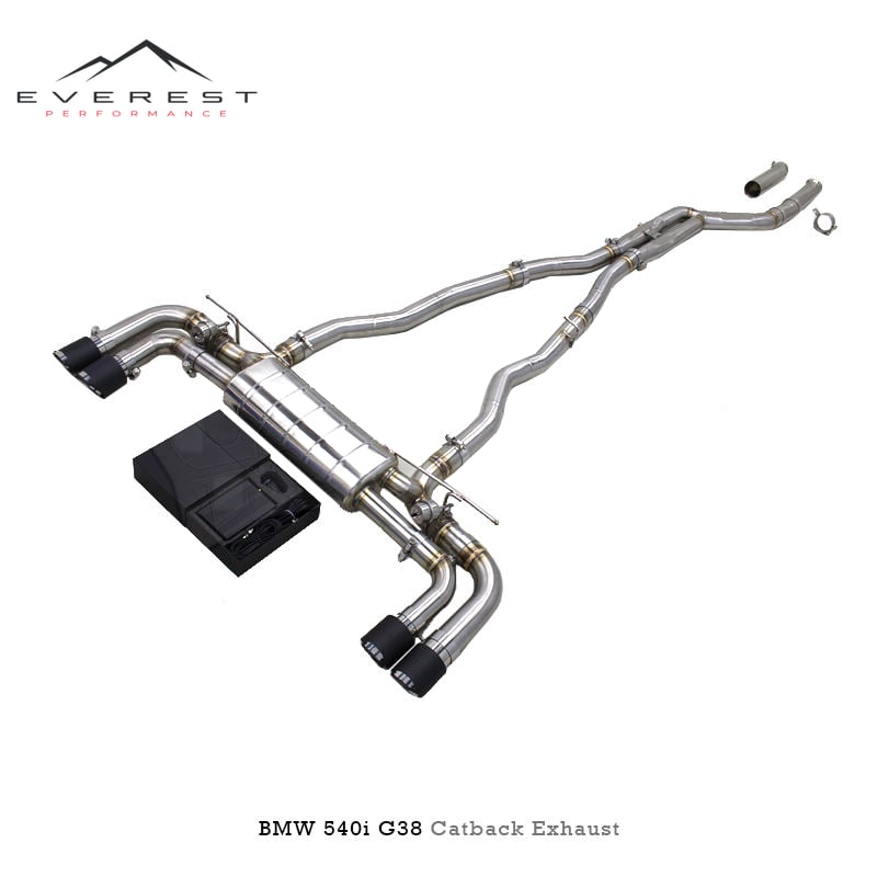 SS304L Exhaust Pipe System for BMW 540i 530 530i 3.0T/2.0T 2017-2023 High-quality Vacuum Valves Catback Exhaust
