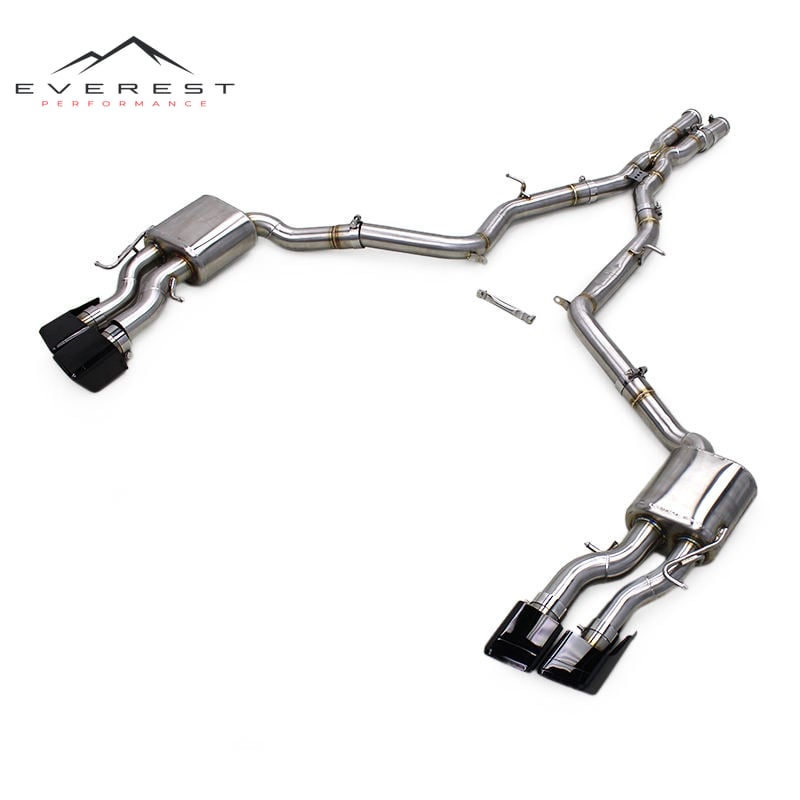 Catback Muffler for Mercedes-Benz CLS63 AMG 2007-2017 Sport Car Valve Exhaust System Stainless Steel Pipe Muffler