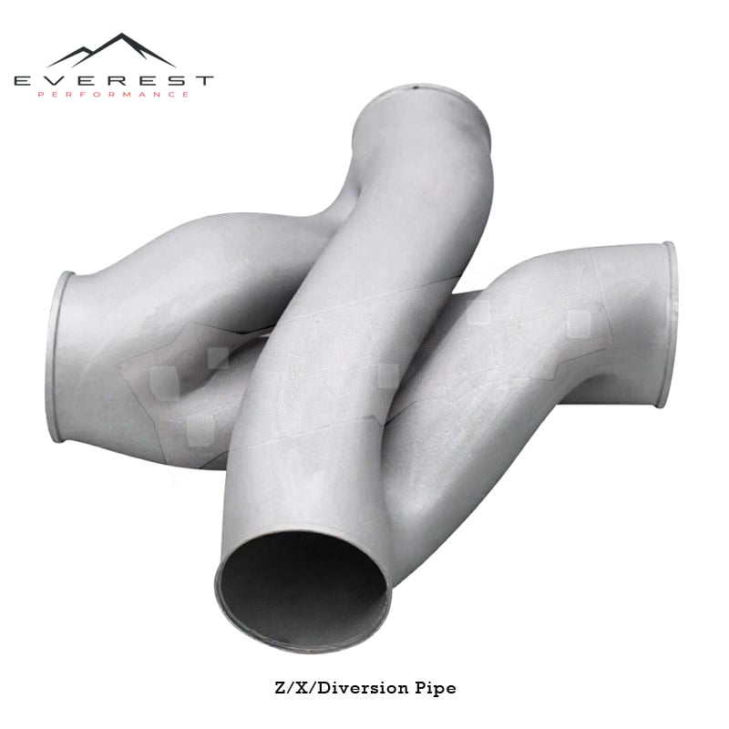 Racing 316L 3D Printed Z Pipes/Diversion Pipe M3 Universal Midpipe 2.25"/2.5"/2.75"/3"/3.5" Enhanced Sound