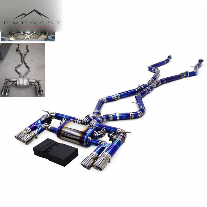 Catback Exhaust for BMW X5M/X6M F85/F86 4.4TT 2015-2019 Tuning Auto Car Parts Titanium Pipe Muffler Valvetronic Exhaust System