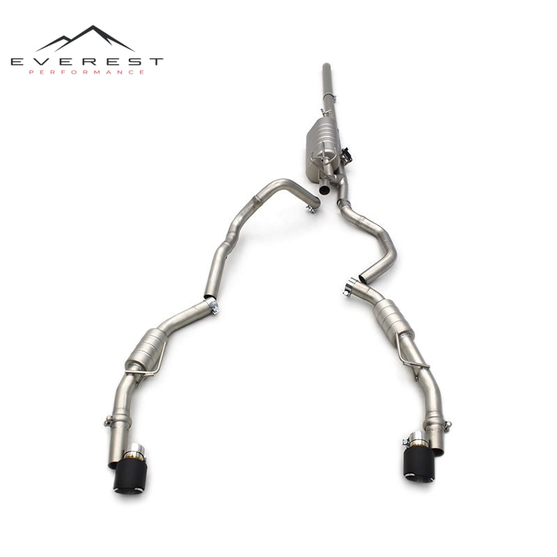 Exhaust System With Valved for Dodge RAM 1500 5.7L 2015-2019 SUS304 Auto Car Parts Escape Exhaust Muffler Pipe