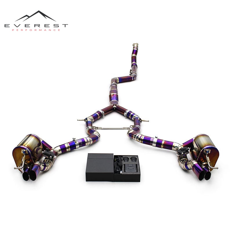Titanium Catback Exhaust System for Mercedes-Benz CLE53 AMG 3.0T 2024-2025 Racing Car Exhaust Pipe Muffler with Valve