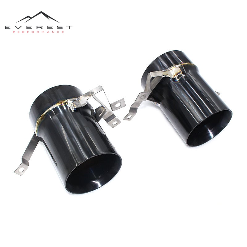 Electroplated Black Exhaust Tail Mouth for Lamborghini Huracan EVO 2014- Titanium Tips Tail Pipe