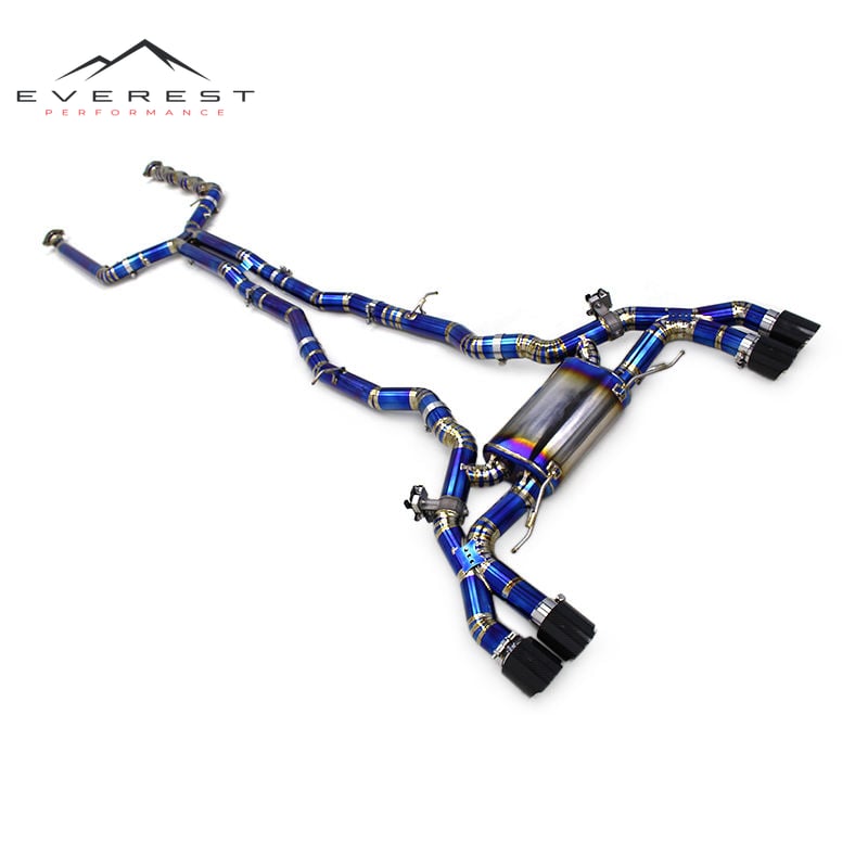 Titanium Exhaust Pipe System for BMW X3M/X4M F97/F98 3.0T 2019-2023 Catback Muffler Valvetronic