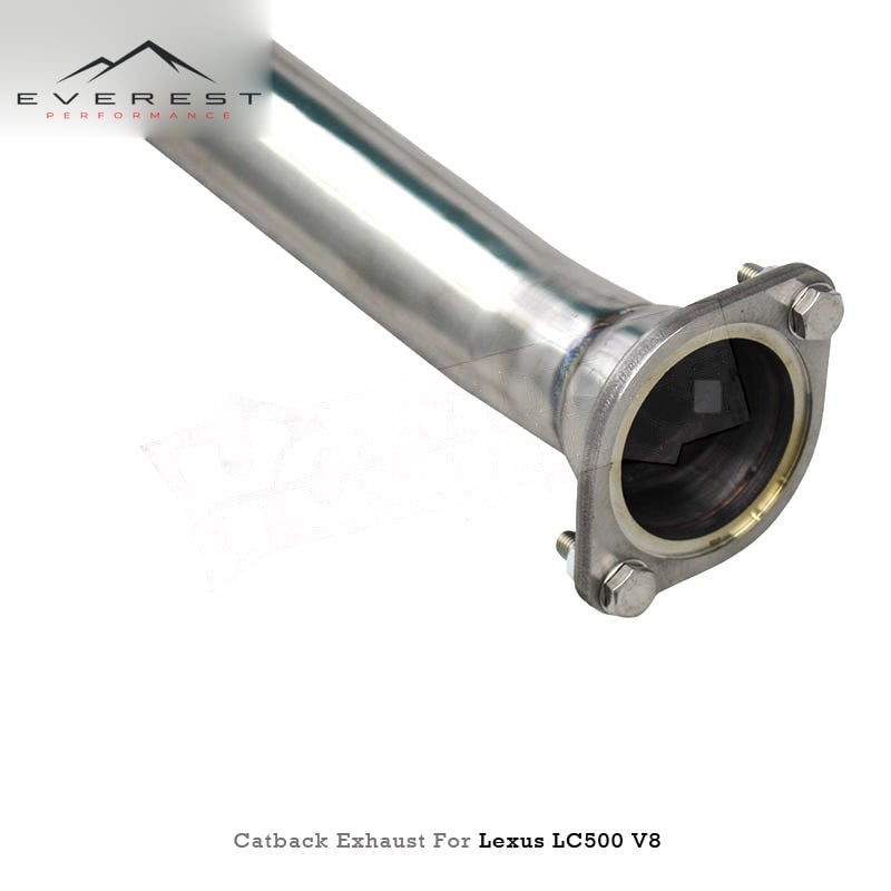 SS304 Catback Muffler Exhaust Pipe for Lexus LC500 V8 5.0L 2018-2025 Supersport X Pipe with Electronic Valve Direct-fit