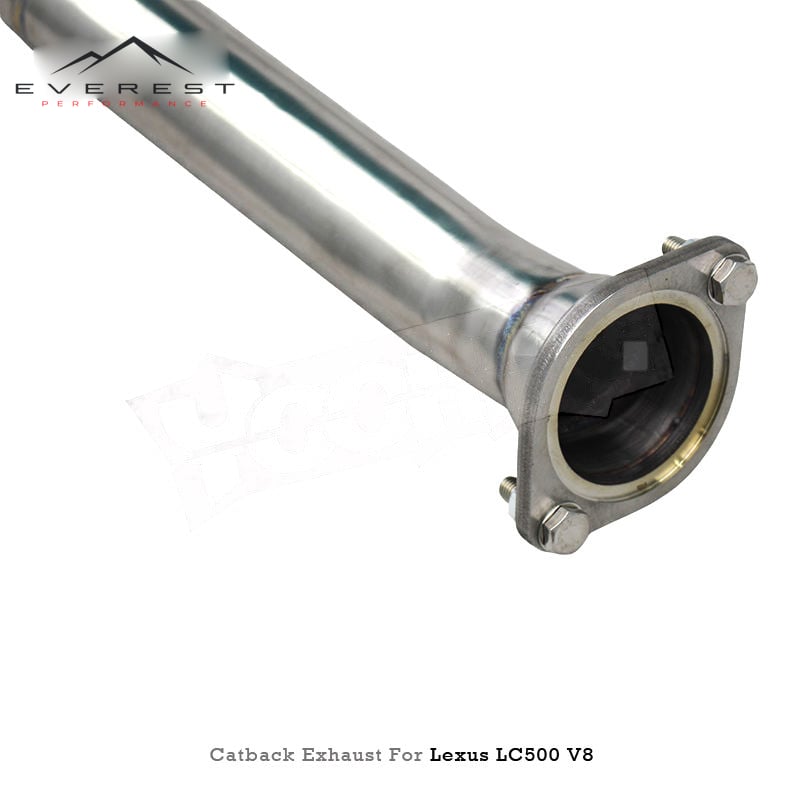 SS304 Catback Muffler Exhaust Pipe for Lexus LC500 V8 5.0L 2018-2025 Supersport X Pipe with Electronic Valve Direct-fit