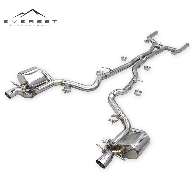 Valve Muffler Exhaust Pipes for Mercedes-Benz AMG GT63/GT63S 4.0T 2019-2023 Stainless Steel Catback Modified Sounds