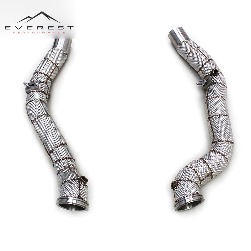 Straight Exhaust Downpipe for Maserati Levante 3.0T 2017-2018 Stainless Steel Exhaust Pipes