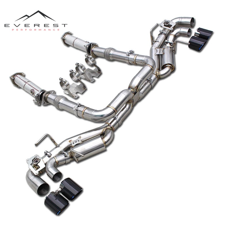 Valvetronic 3inch Exhaust Pipe for Chevrolet Corvette E-Ray Stingray Z51 C8 6.2L 2019-2025 SUS304 Exhaust System