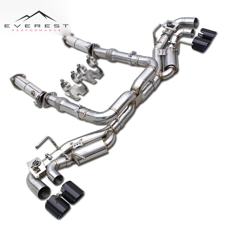 Valvetronic 3inch Exhaust Pipe for Chevrolet Corvette E-Ray Stingray Z51 C8 6.2L 2019-2025 SUS304 Exhaust System