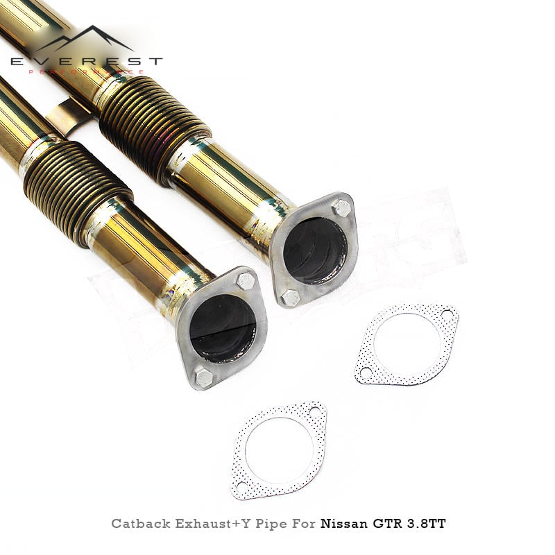 Titanium Exhaust Pipe System for Nissan GTR/GT-R R35 2008-2023 3.8TT High-quality Electronic Valve Catback Exhaust