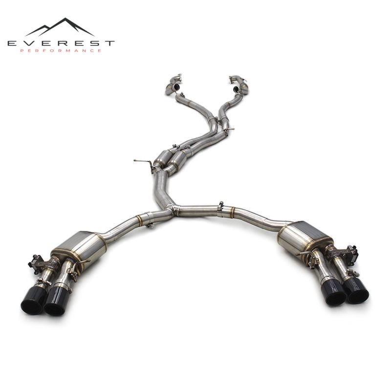 Catback Exhaust System for Audi S4/S5 B9 3.0T 2019-2023 Racing Car Exhaust Pipe Escape Valved Sport Exhaust System
