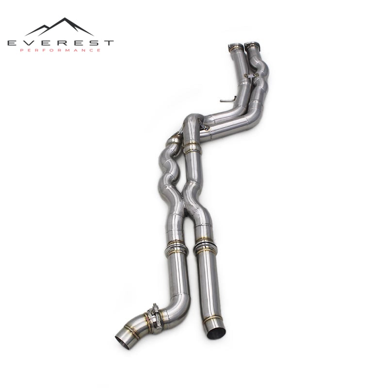 Race 2.5" Midpipe for BMW M2C/M2 Competition S55 F87 3.0T 2018-2023 Equal Length Mid Pipe SUS304 Exhaust Pipe