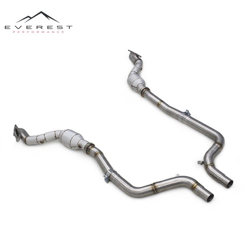 SS304L Exhaust Downpipe for Dodge Challenger 3.6L 2015-2023 Catalyze Exhaust Header 100/200/300 Cell