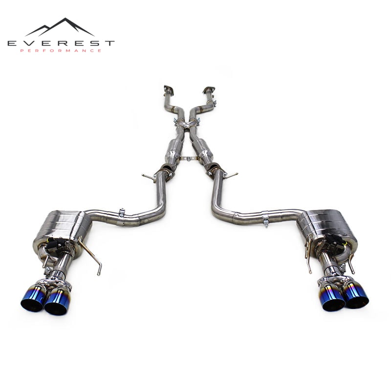 SS304L Exhaust Pipe System for Lexus RC350 3.5L 2014-2021 High Performance X Pipe Eletronic Valve Catback Exhaust