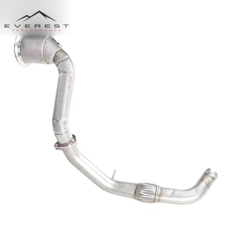 SS304 Exhaust Downpipe for Porsche Panamera 971 3.0T 2017-2018 Turbo Downpipe Exhaust Pipe With Front Pipe