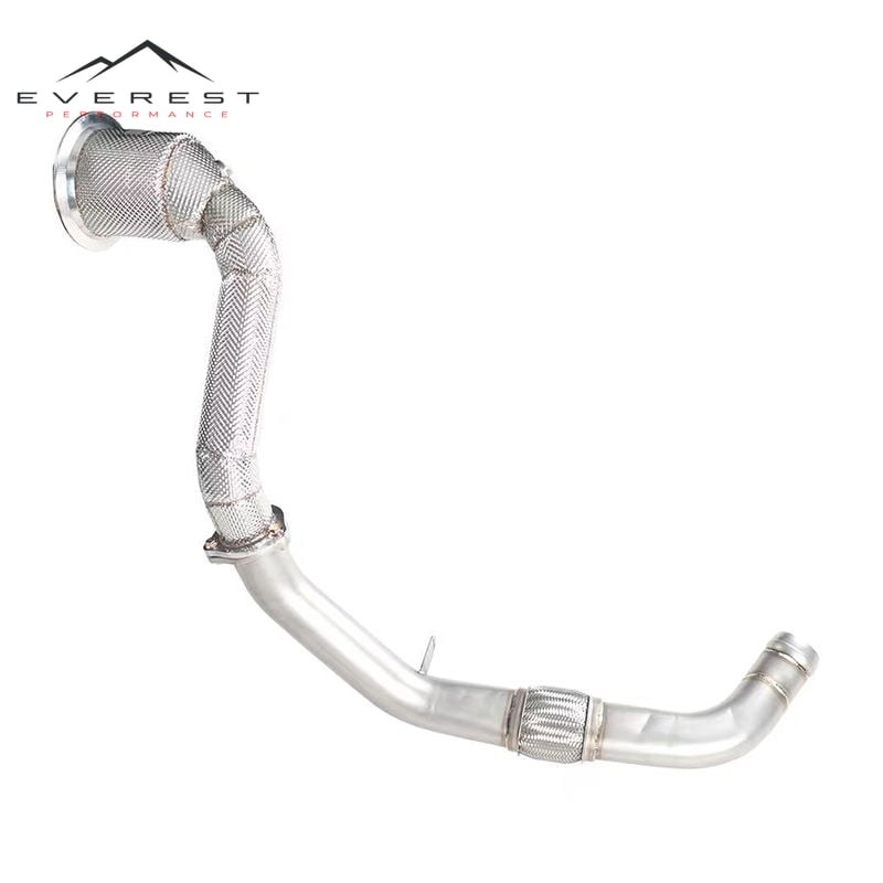 SS304 Exhaust Downpipe for Porsche Panamera 971 3.0T 2017-2018 Turbo Downpipe Exhaust Pipe With Front Pipe