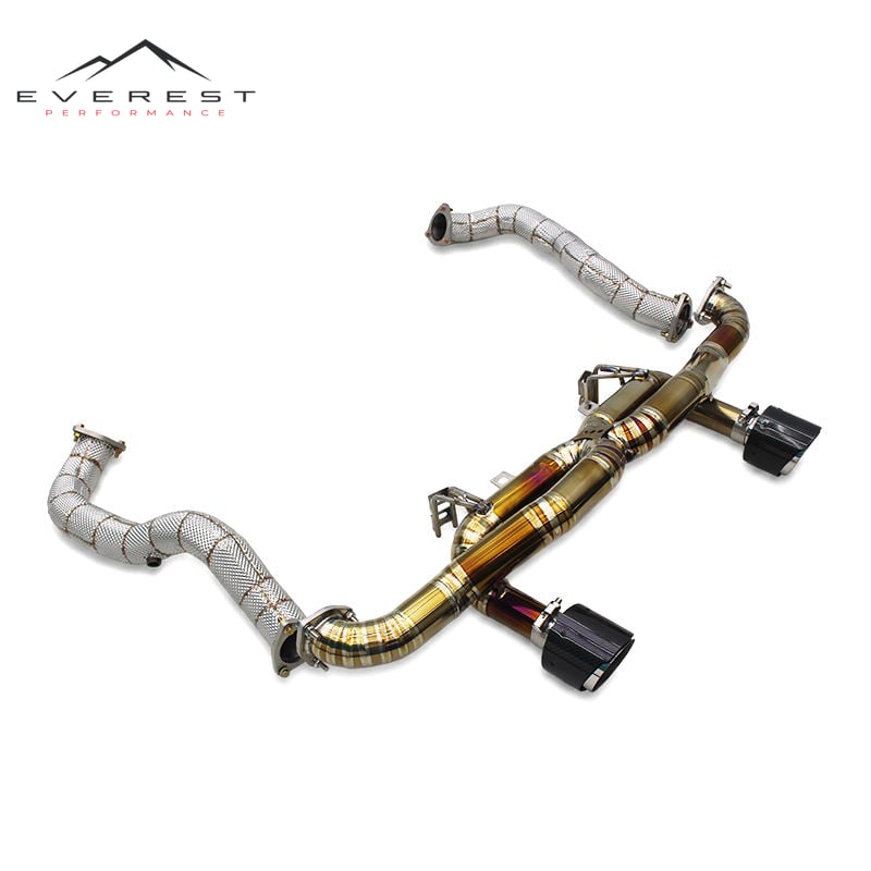 Catback Exhaust Downpipe for Porsche 718 Cayman Spyder GT4 RS 4.0L 2022-2025 Titanium Direct Exhaust Pipe Free Flow Pipe