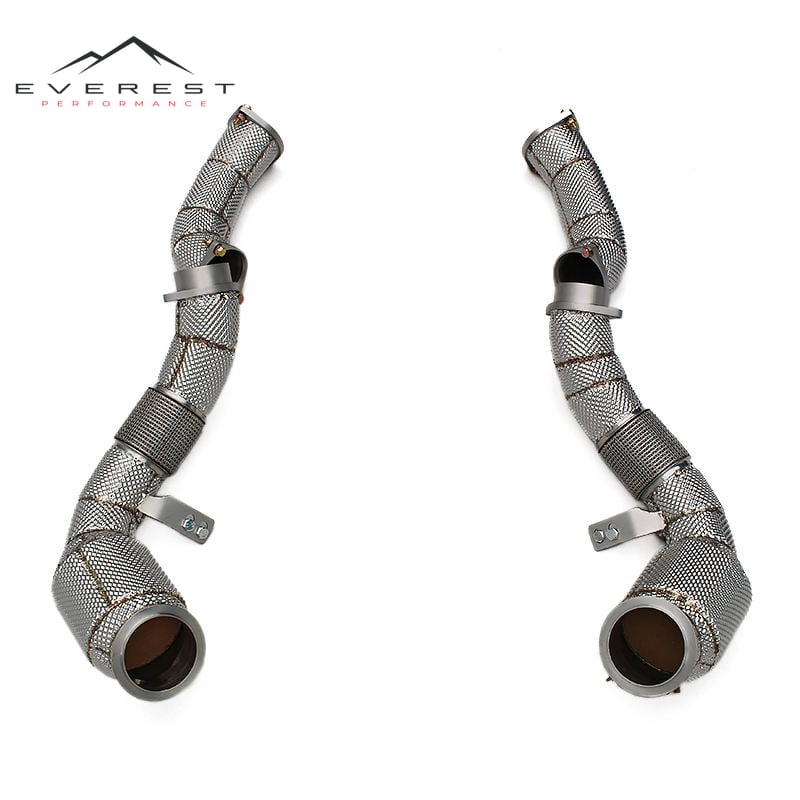 Catted Downpipe for BMW M5/M6 F90 LCI 4.4TT 2018-2024 Racing Stainless Steel High Flow Pipes with Catalyst Exhaust System
