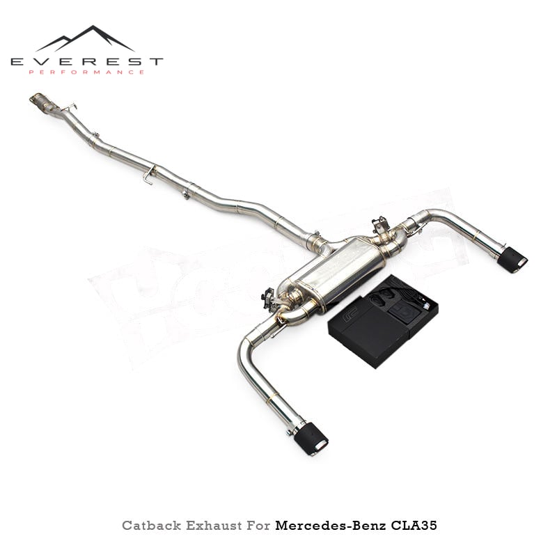Stainless Steel Exhaust Pipe System for Mercedes-Benz CLA35 AMG W118 2.0T 2020-2025 Valvetronic Catback Valved Muffler