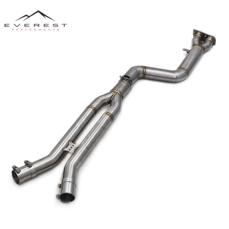 3.5" 89mm Length Midpipe for BMW X3M X4M F97/F98 3.0T 2019-2023 Stainless Steel Exhaust Pipes Auto Part