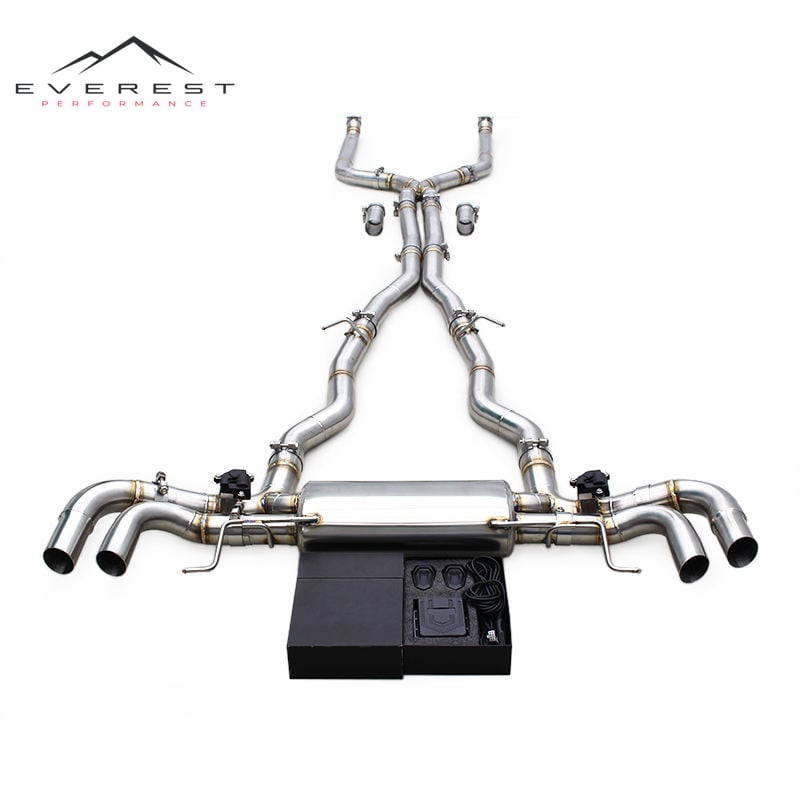 Stainless Steel Exhaust Pipe System for BMW 750/750i 4.4T 2016-2019 Valved Muffler Exhaust Pipe X Pipe Exhaust