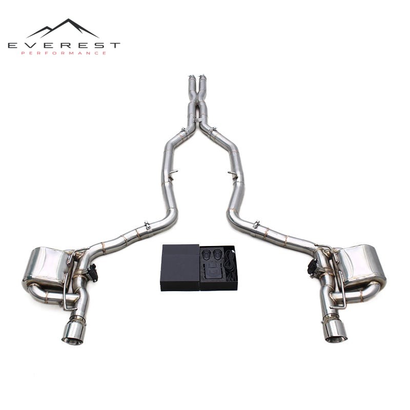 Exhaust Pipe System for Chrysler 300C V8 5.7L 2005-2010 Racing Stainless Steel Exhaust Pipe Muffler with Valve System