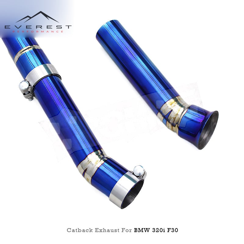 Racing Titanium Catback Exhaust Pipes System for BMW 320i/328i/330i F30/F35 N20/B48 2.0T 2012-2020 Valvetronic Remote Controller