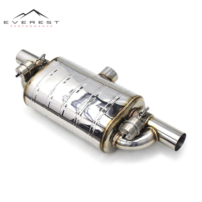 Double Valvetronic Exhaust Muffler With Remote Control for Universal Valvetronic Exhaust Muffler