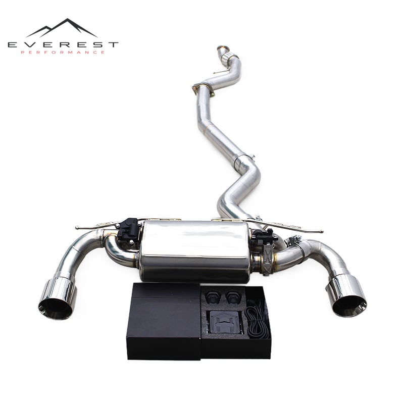 Exhaust Pipe System for BMW M135/M135i N55 3.0T 2013-2016 Stainless Steel Exhaust Pipe Valved Muffler System