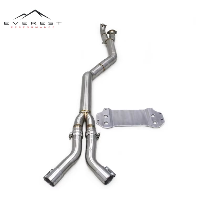 304 Stainless Steel Mid Pipe for BMW M2 G87 3.0T 2023 Racing Exhaust Pipes Car Exhaust System 3.5-inch Pipes
