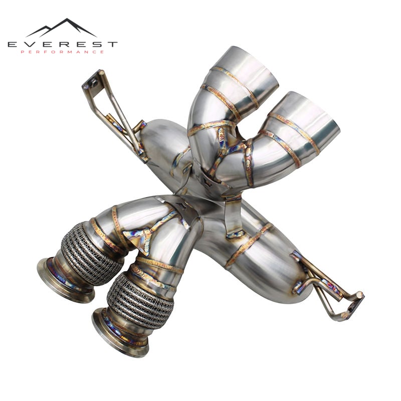Racing Custom Stainless Steel Exhaust System for Lamborghini Temerario V8 4.0T 2025-2026 Performance Rear Section Muffler