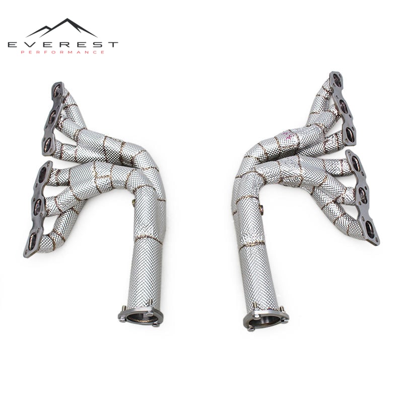 Direct-fit Manifold for Aston Martin Vanquish V12 6.0L 2012-2016 Street Track Exhaust Equal Length Manifold Heat Shield Header