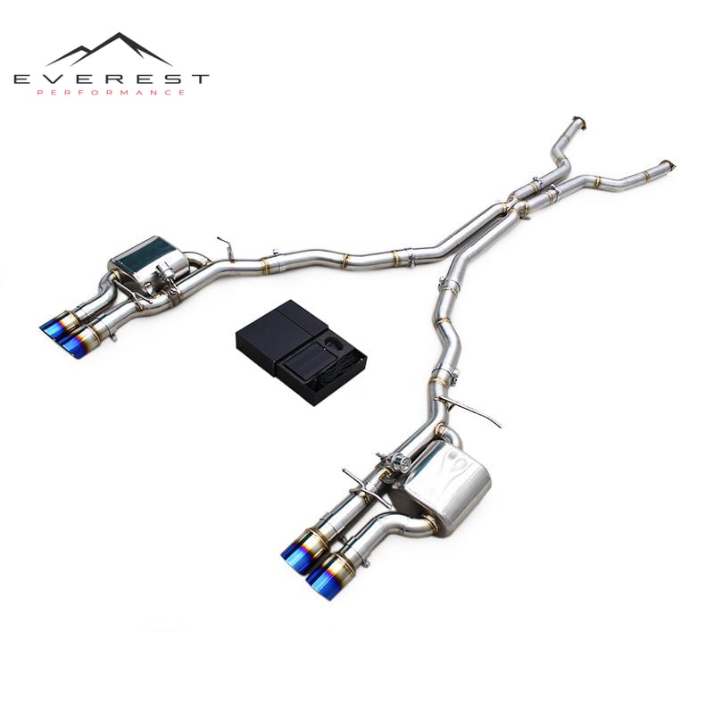 Racing Valved Sport Catback Exhaust for BMW M6 E63/E64 5.0L 2006-2010 Racing Exhaust Pipes Muffler with Valve Control System