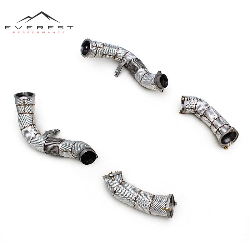 Exhaust Downpipe for BMW M5/M6 F90 LCI 4.4TT 2018-2024 Racing Stainless Steel Exhaust Front Pipes