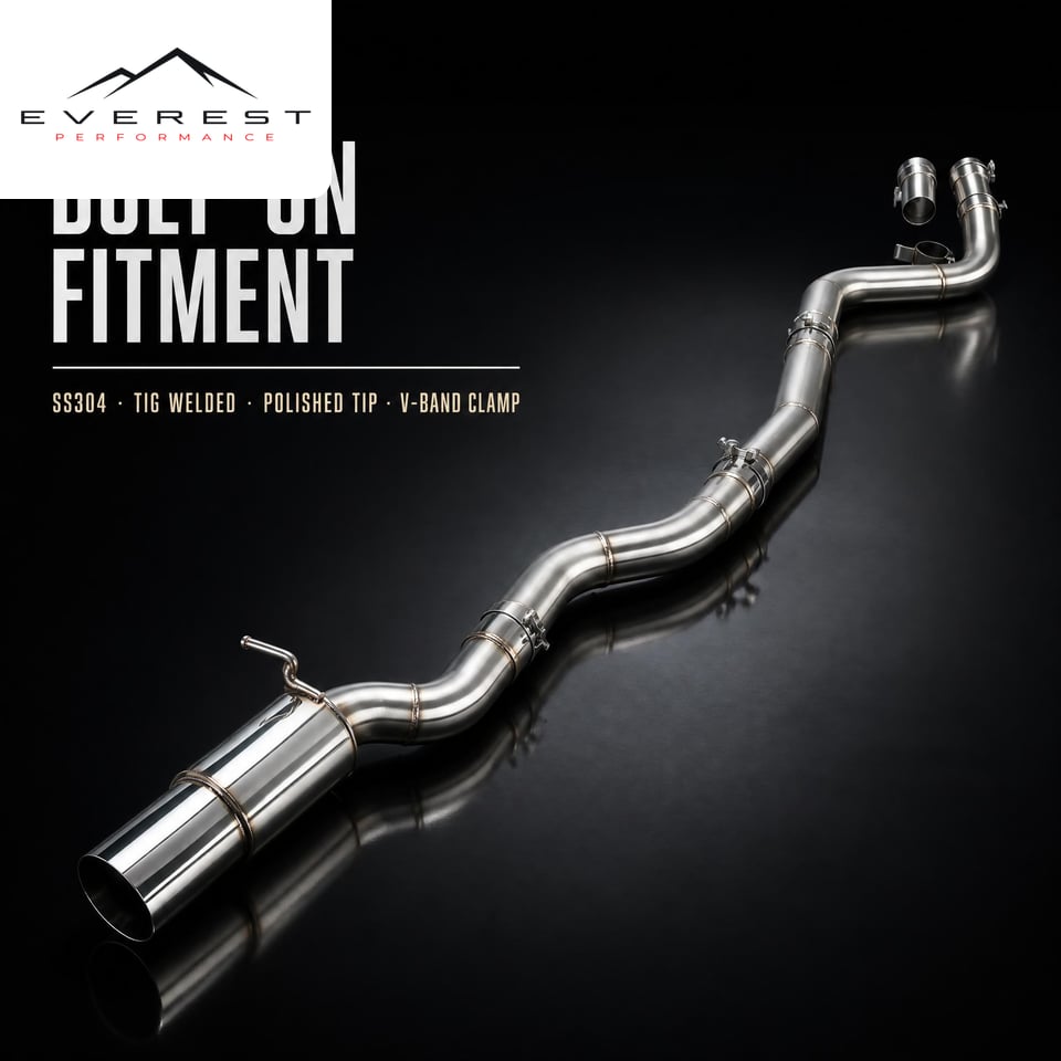 Stainless Steel Catback for Toyota Supra A90/A91 MK4/MK5 3.0T 2020-2025 Auto Exhaust System With Resonator