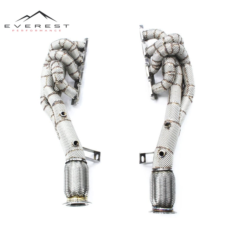 High Performance Exhaust Turbo Manifold for AUDI R8 V8 4.2 Stainless Steel Exhaust Pipes Valvetronic Exhaust System