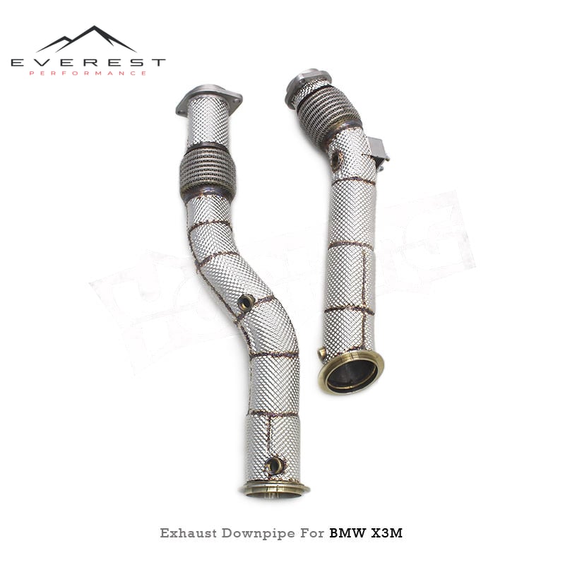 Custom Engine Header Downpipe for BMW X3M/X4M F97/F98 Competition 3.0T 2019-2023 Stainless Steel Exhaust Free System
