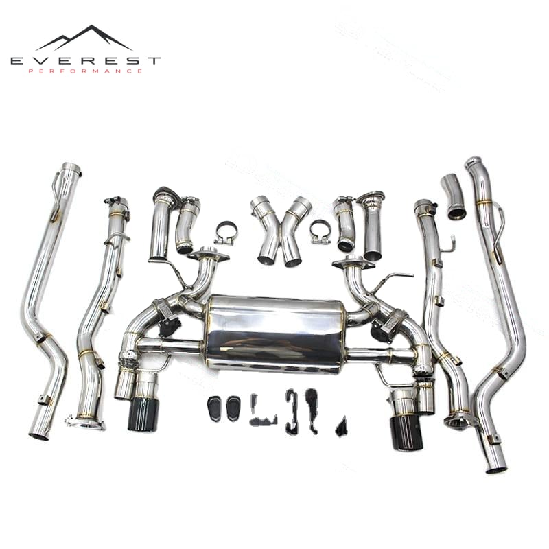 Tuning 304 Stainless Steel Exhaust Pipes for Aston Martin Vanquish V12 2014-2016 Valvetronic Exhaust Racing Car Exhaust System