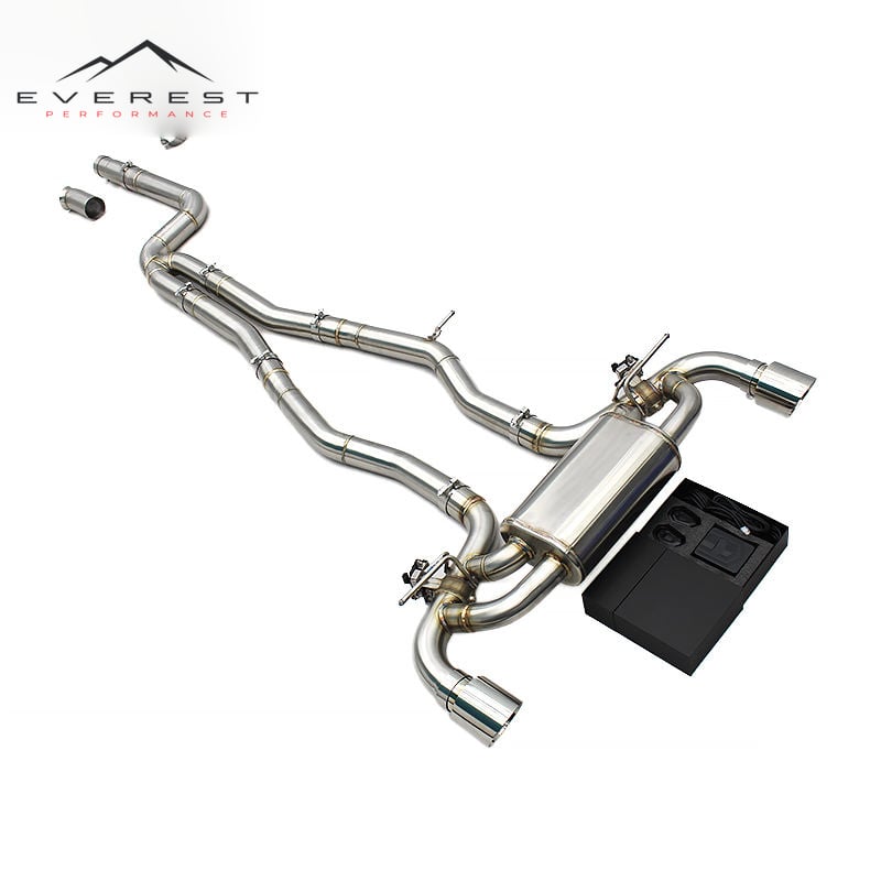 Custom Valved Exhaust Muffler for Toyota Supra A90/A91 MK4/MK5 3.0T 2020-2023 with Valve Actuators Enhanced Sound System