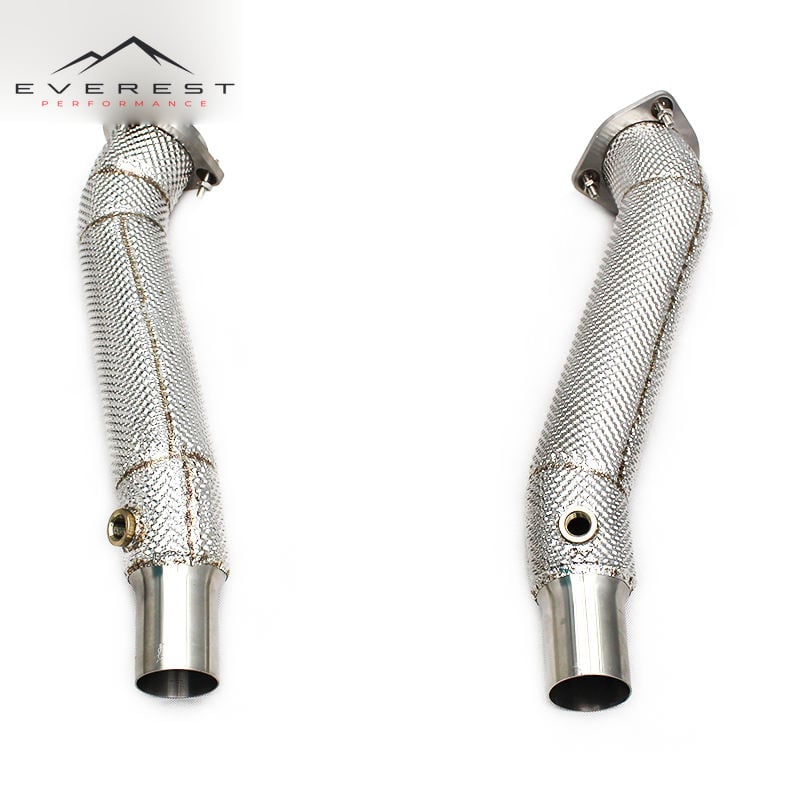 Exhaust Downpipe for Ferrari F430 Spider/Coupe 4.3L 2005-2008 Racing Stainless Steel Exhaust Free Flow Pipe System