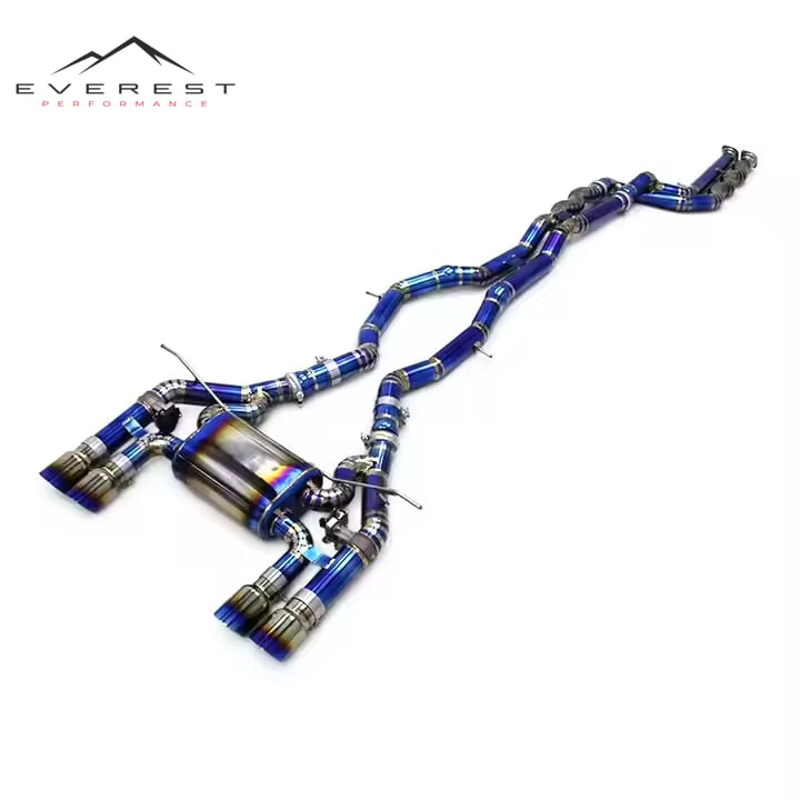 Titanium Alloy for BMW M3/M4 F80/F82 3.0T 2015-2019 Exhaust System 2.5Inch Equal Length Midpipe Muffler Escape